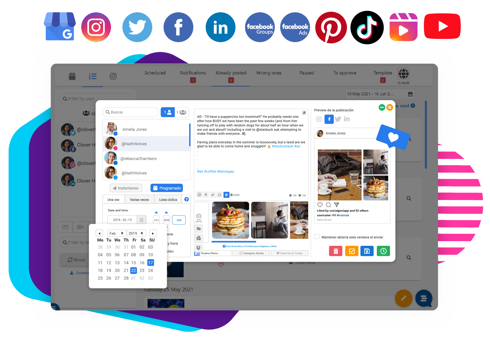 herramientas para automatizar post en redes sociales